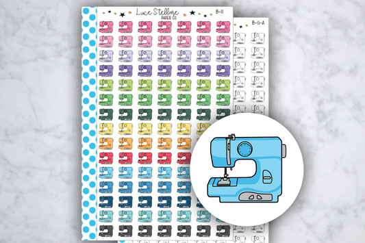 Sewing Machine Stickers / B-11