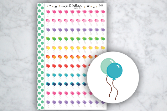 Balloons Icon Stickers / B-14