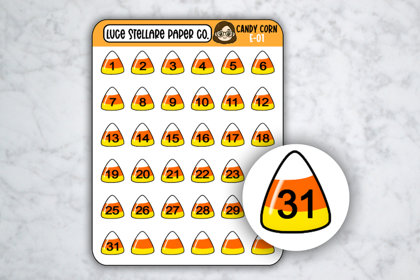 Candy Corn Date Covers / E-01