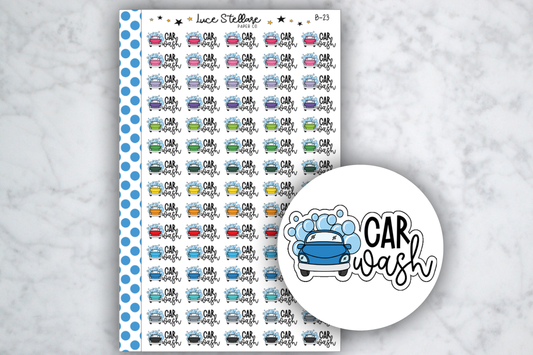 Car Wash Stickers / B-23