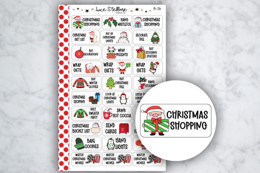 Christmas Planning Stickers / B-26