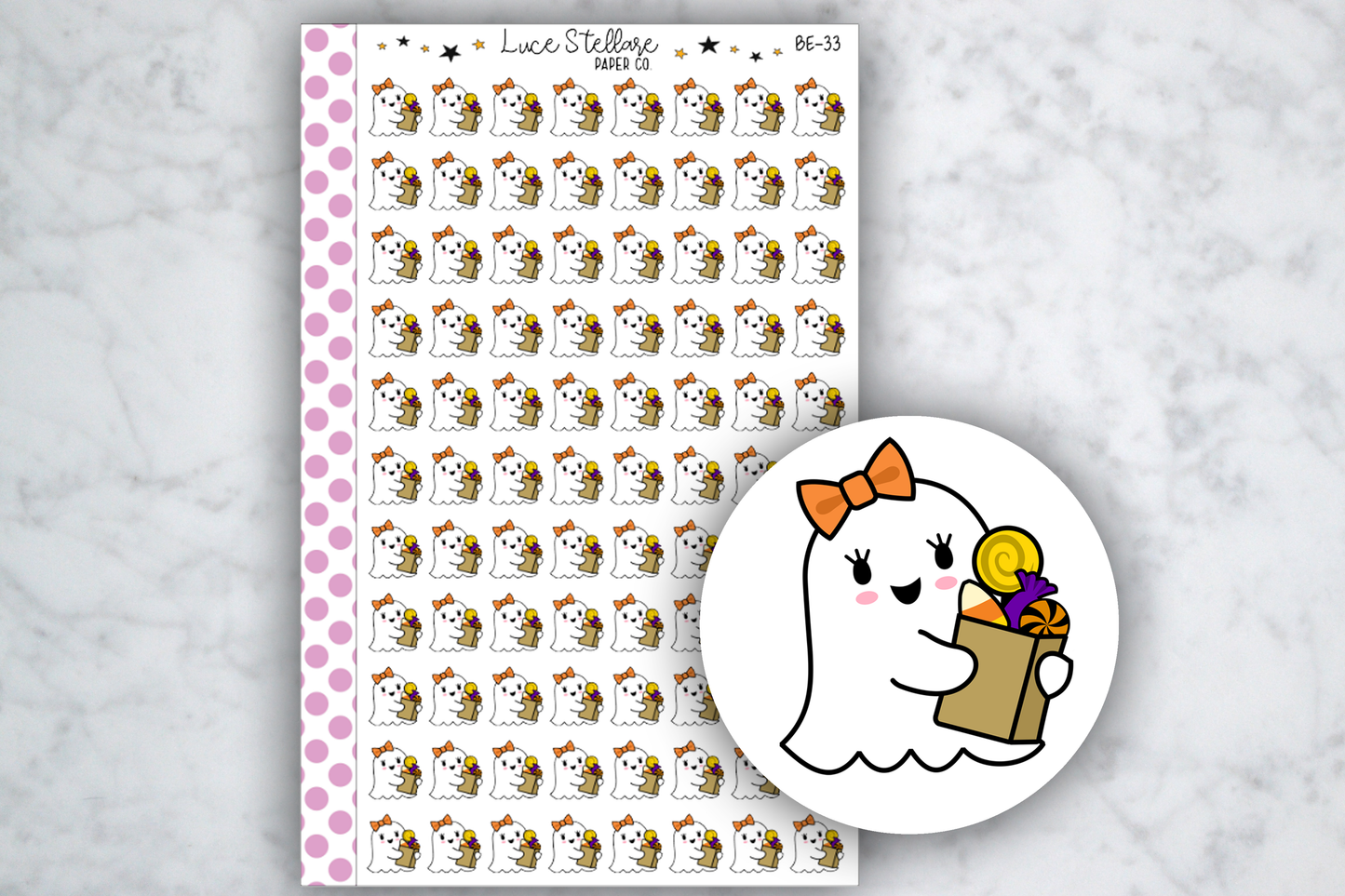 Grocery Shopping Reminder Planner Stickers / BE-33