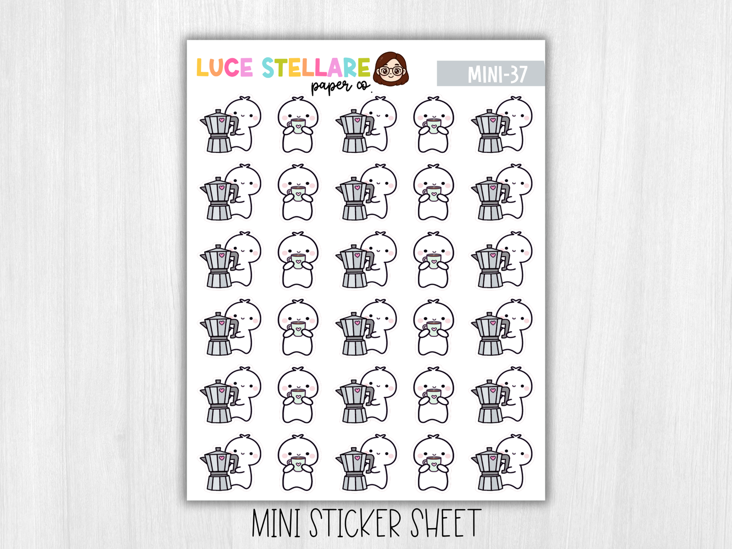 Coffee Sticker Sheet / M-37