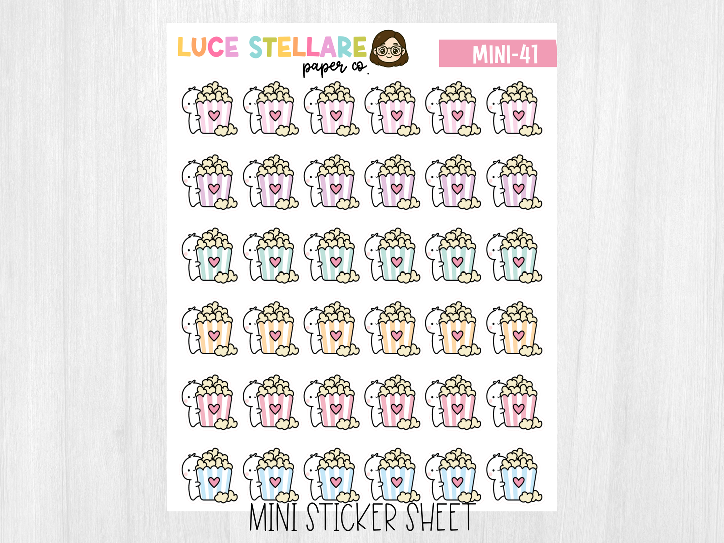 Movies Sticker Sheet / M-41