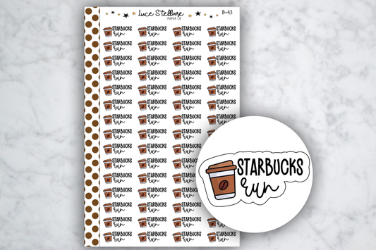 Coffee Run Stickers / B-43