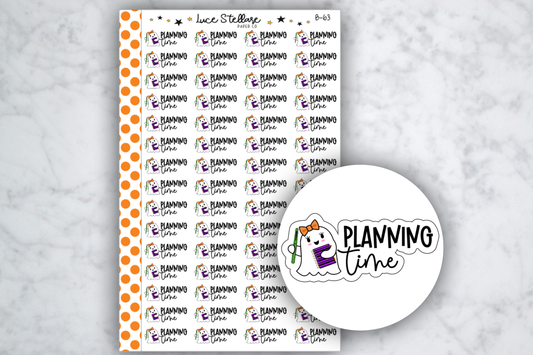 Planning Time Reminder Stickers / B-63