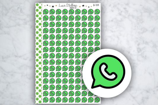 WhatsApp Icon Stickers / B-709