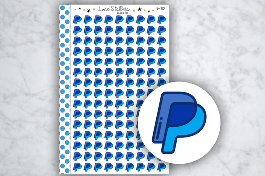 PayPal Icon Stickers / B-710