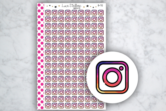 Instagram Icon Stickers / B-712