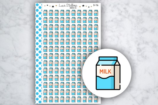 Milk Planner Stickers / B-716