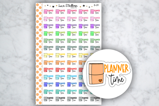 Planning Time Planner Stickers / B-09