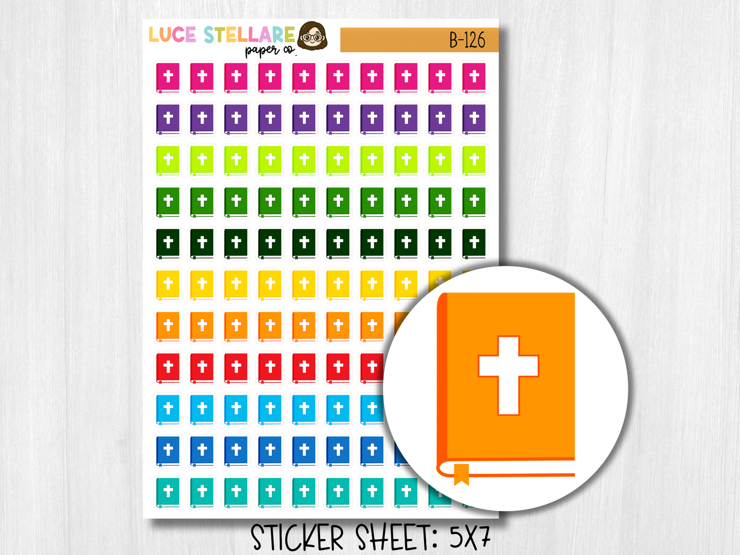 Bible Planner Stickers / B-126
