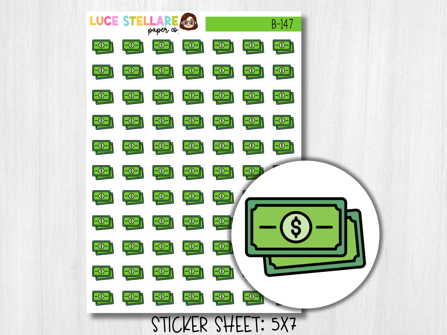 Payday Planner Stickers / B-147