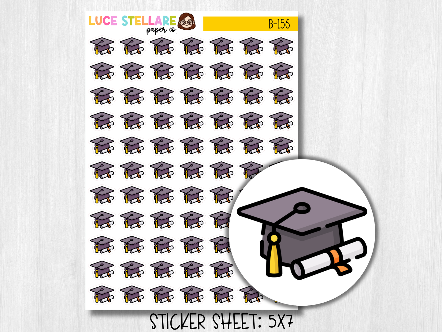 Graduation Planner Stickers / B-156