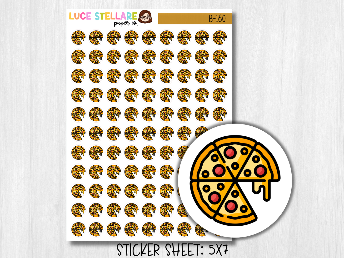 Pizza Planner Stickers / B-160