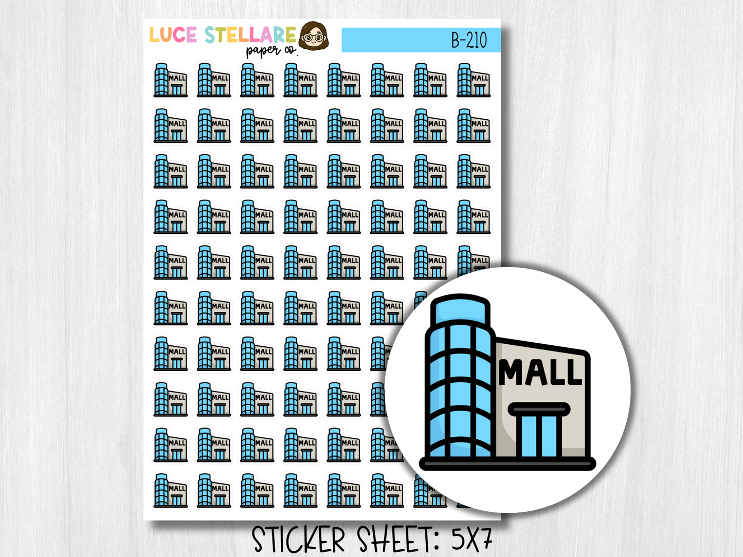 Mall Planner Stickers / B-257