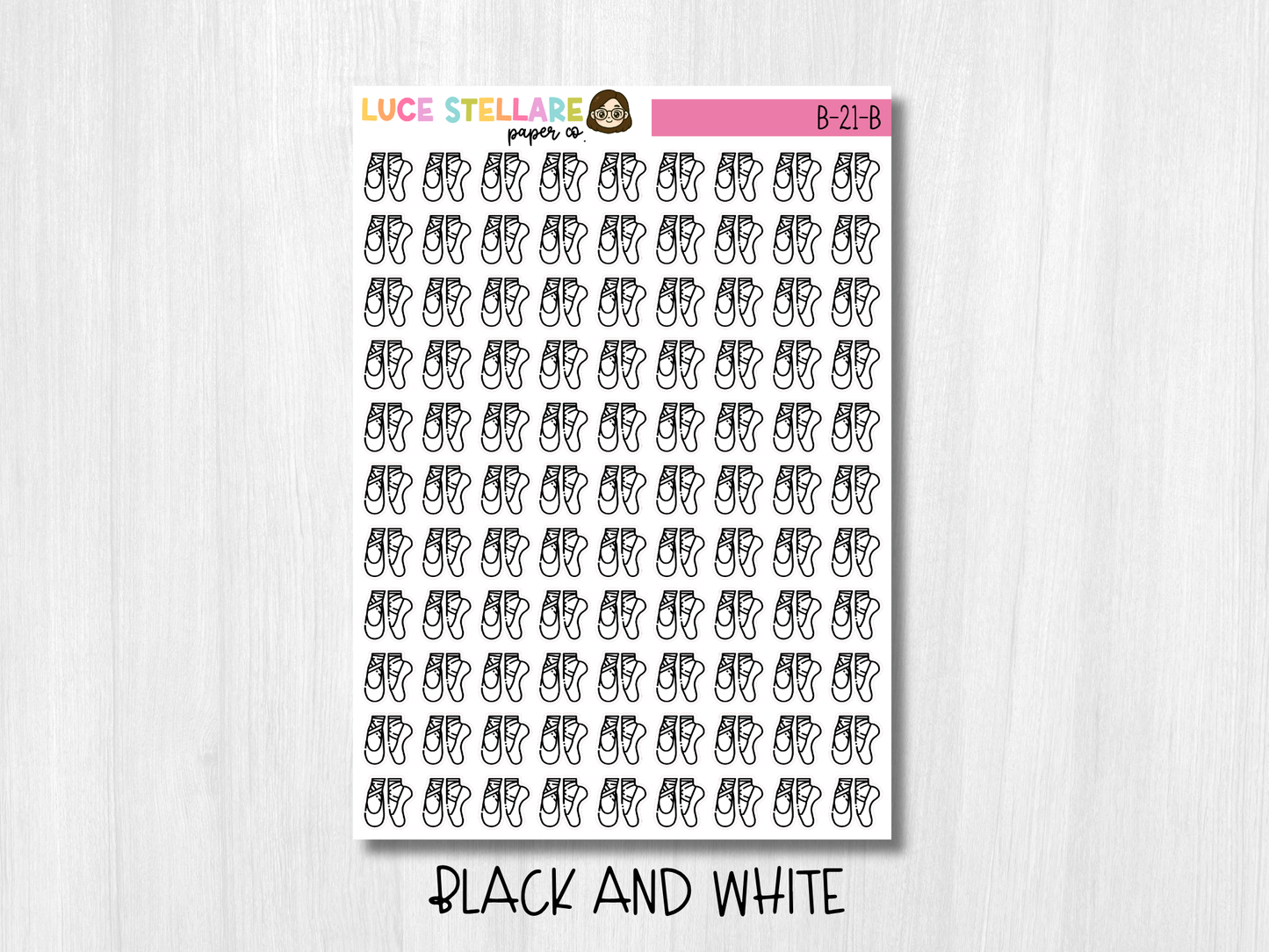 Ballet Planner Stickers / B-21