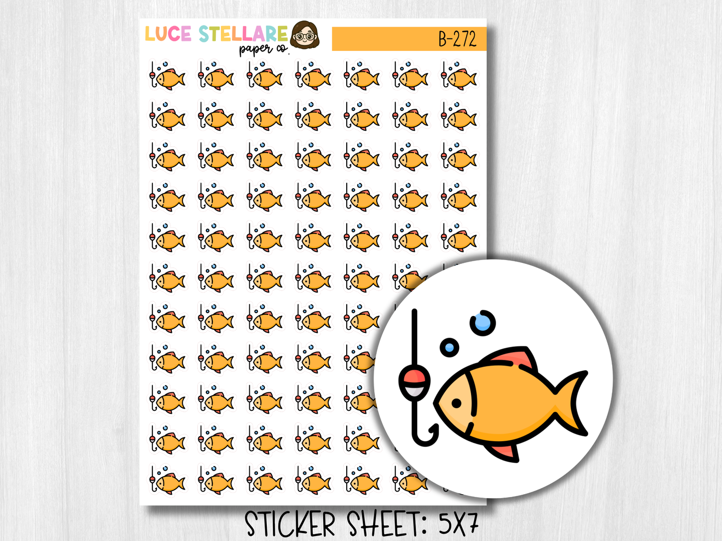 Fishing Planner Stickers / B-272