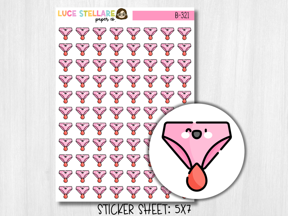 Period Tracker Planner Stickers / B-321