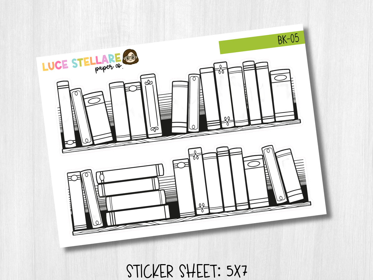 Books to Read Planner Stickers / BK-05
