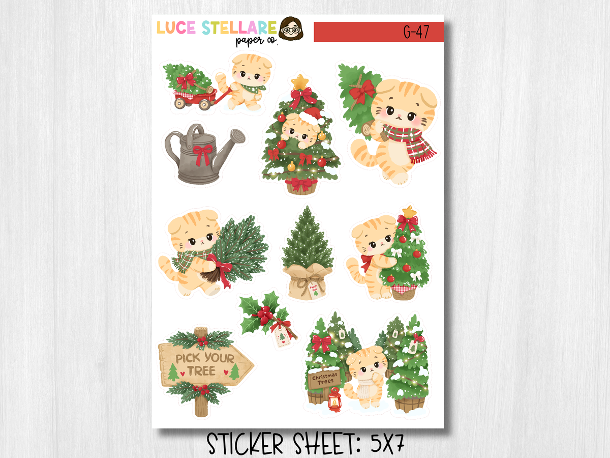 Christmas Deco Planner Stickers / G-47