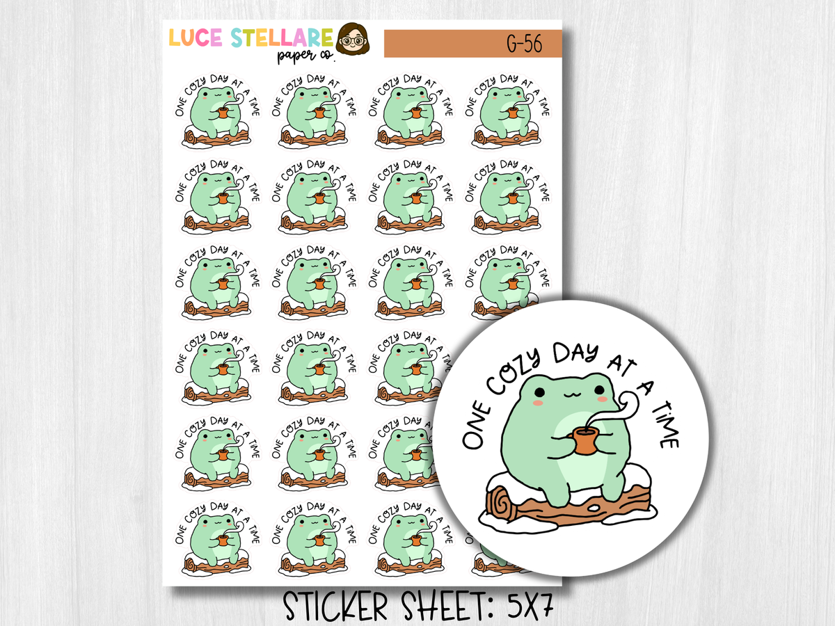Cozy Day Deco Planner Stickers / G-56