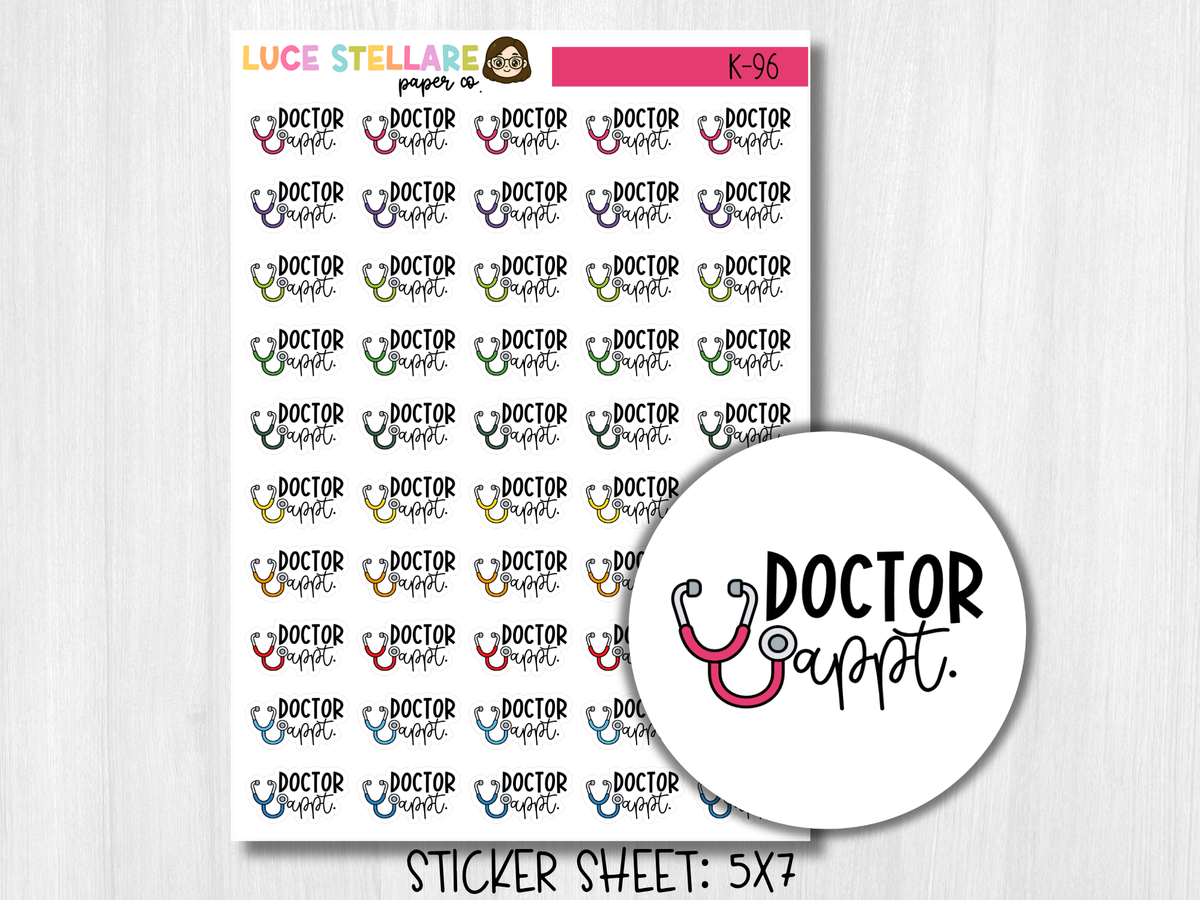 Doctor Appointment Planner Stickers / K-96