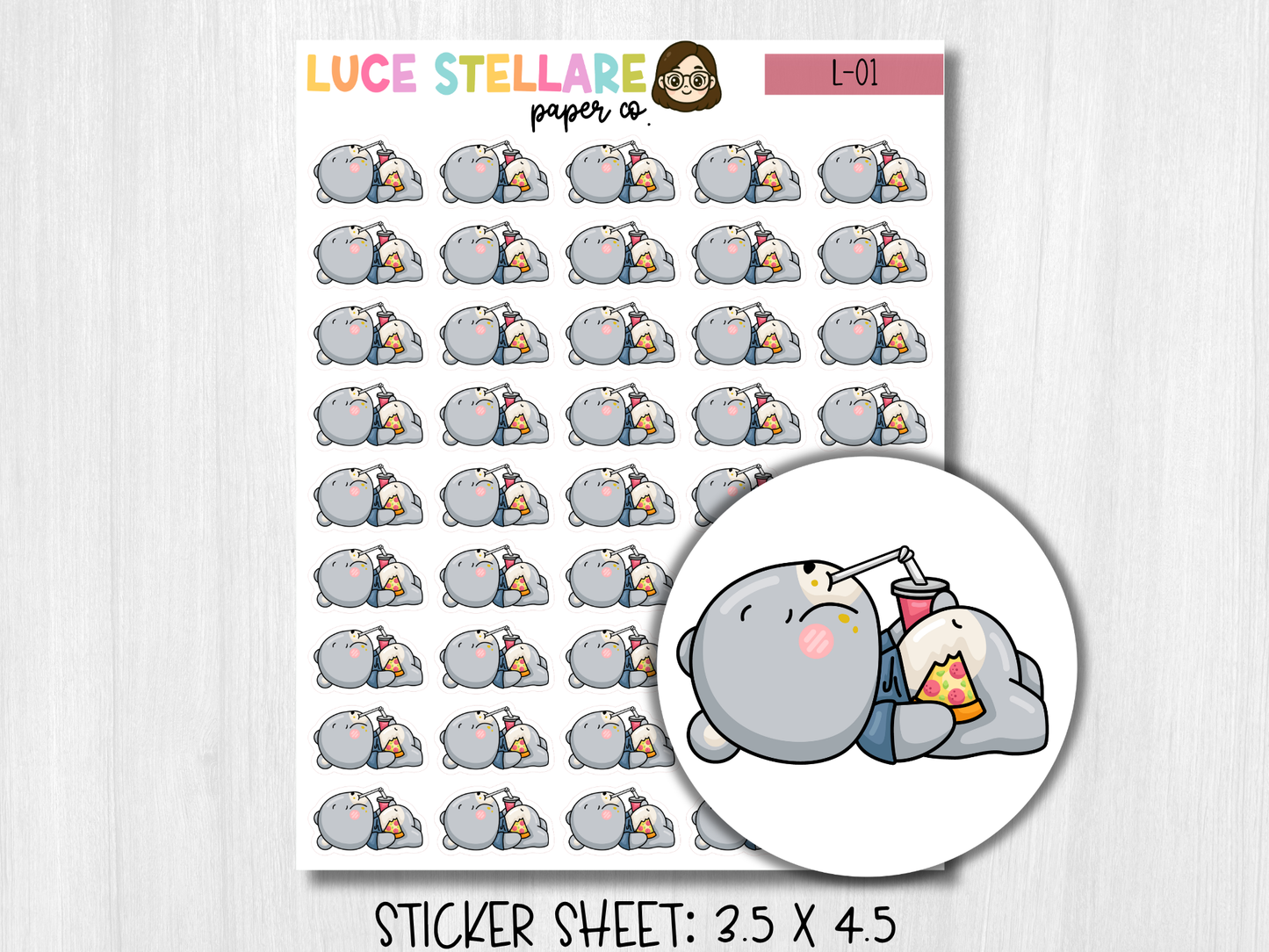 Cheat Day Planner Stickers / L-01