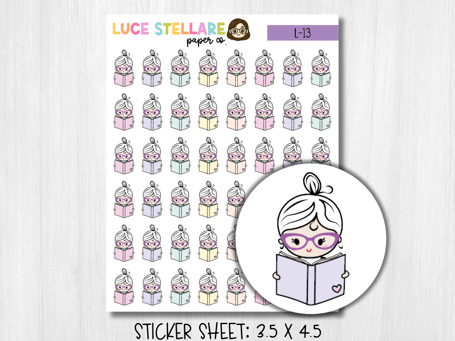 Reading Planner Stickers / L-13