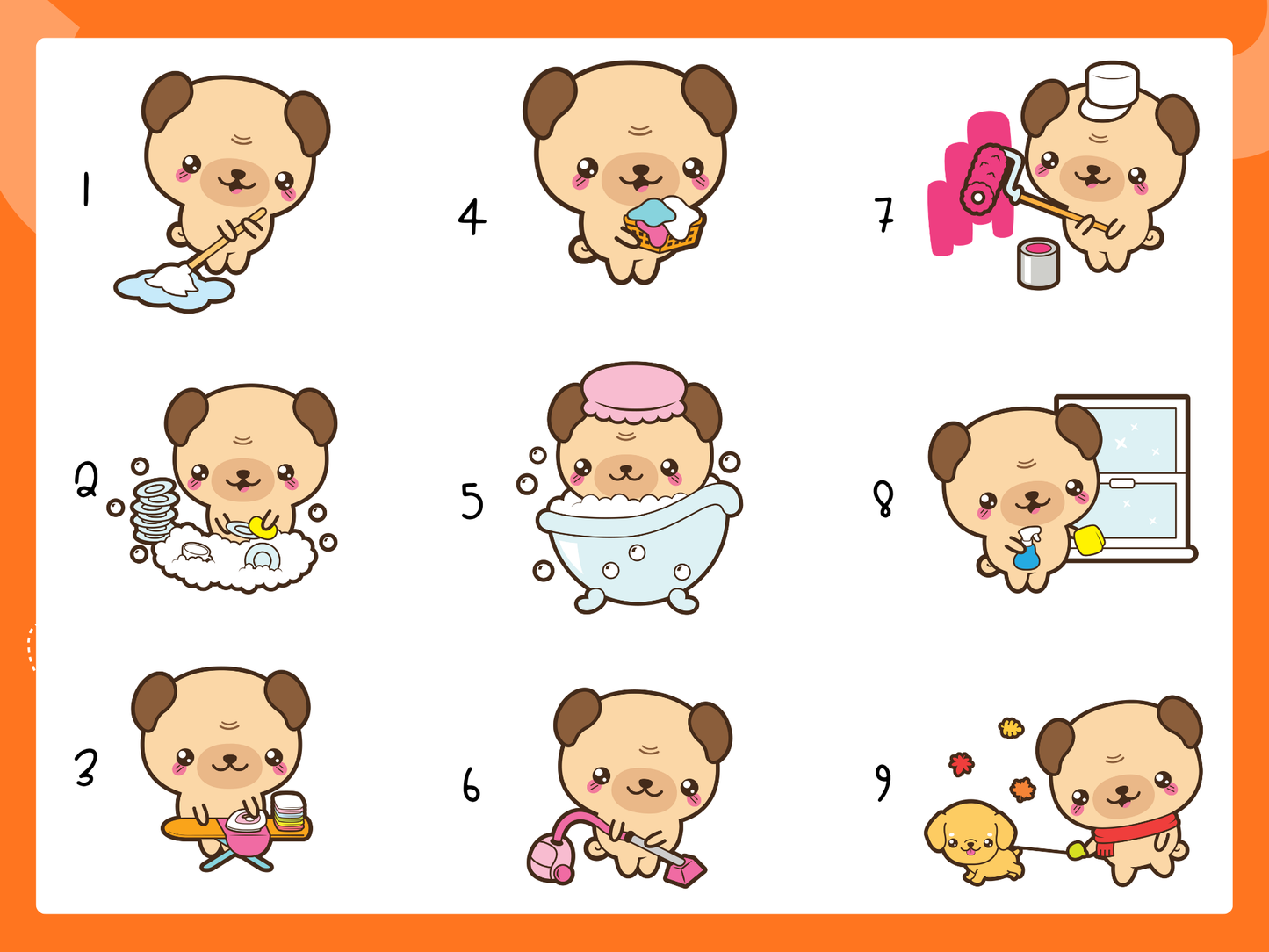 Chores Planner Stickers / L-50