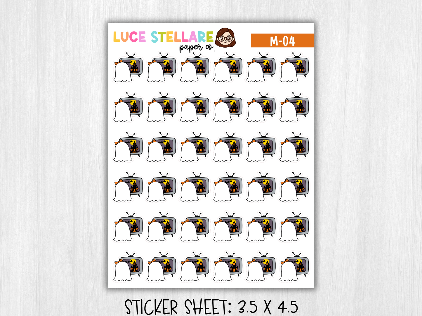 Watch Tv Planner Stickers / M-04