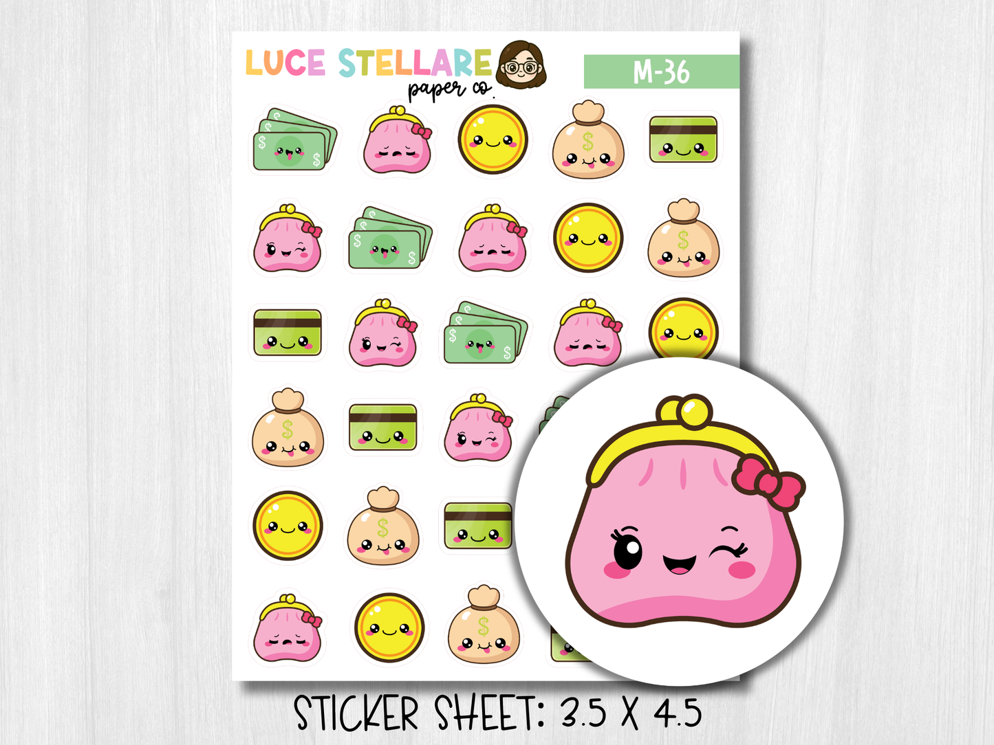 Payday Sticker Sheet / M-36