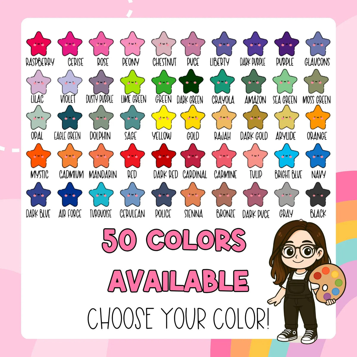 Ombre Checklist Half Box Planner Stickers / D-117