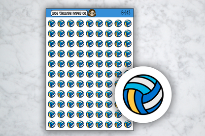 Volleyball Icon Stickers / B-143
