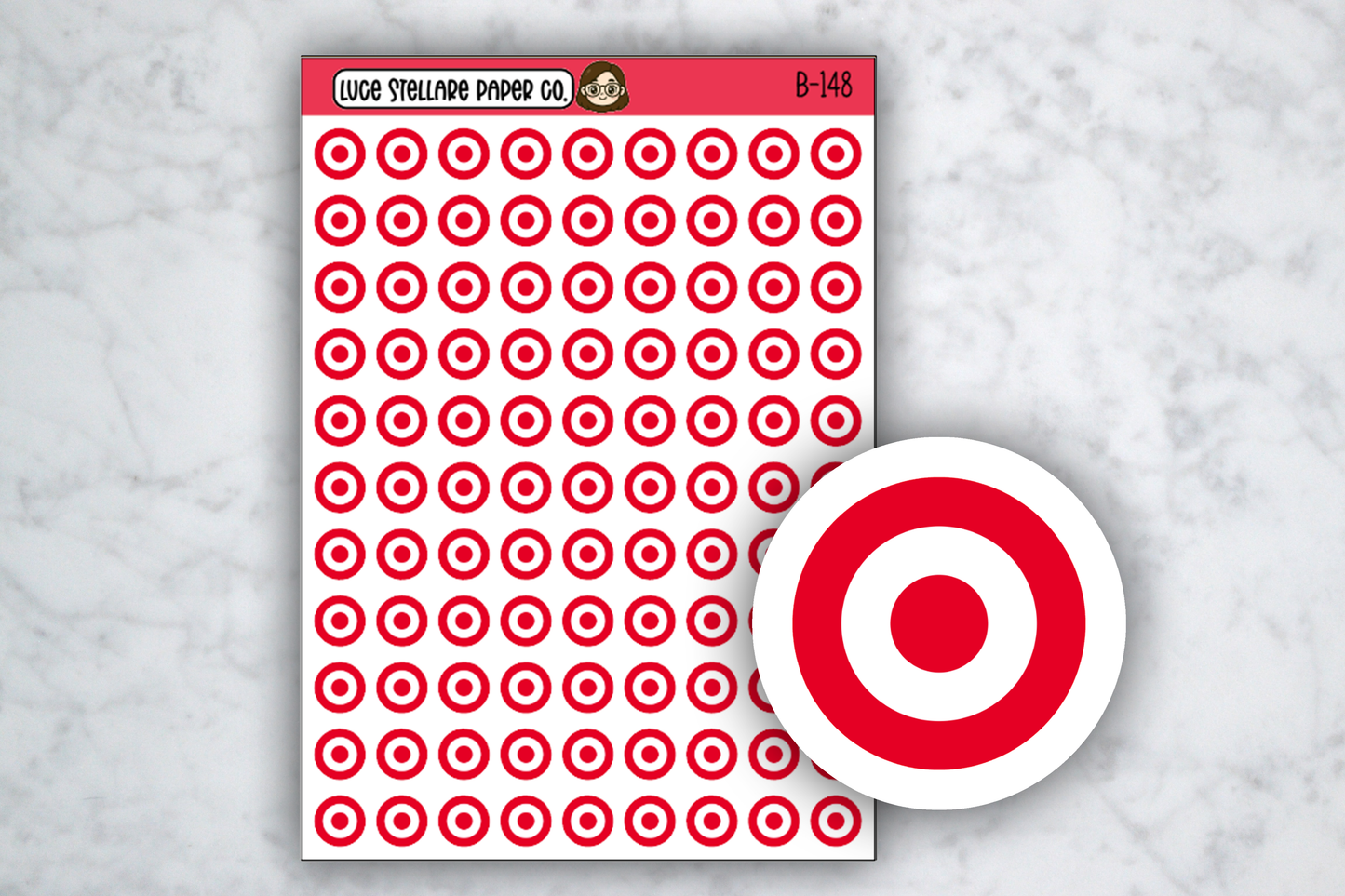 Target  Icon Stickers / B-148