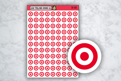 Target  Icon Stickers / B-148
