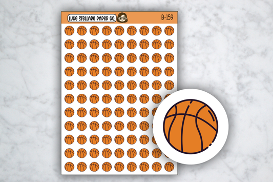 Basketball Icon Stickers / B-159