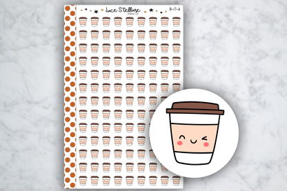 Coffee and Donuts Stickers / B-17