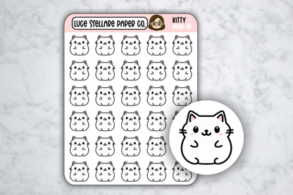 Cat Icon Stickers / M-18