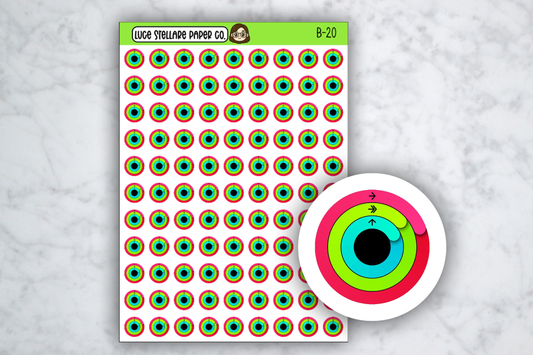 Apple Rings  Stickers /B-20