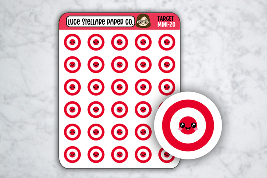 Target Icon  Sticker Sheet / M-20