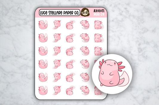 Axolotl Icon Stickers / M-24