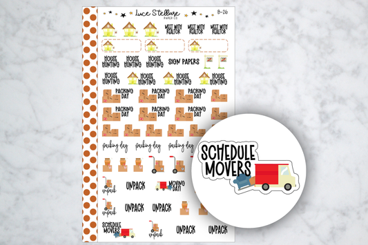 Moving Day Stickers / B-27