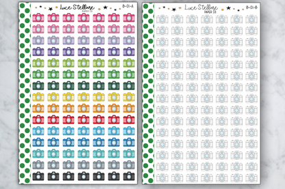 Camera Planner Stickers / B-01