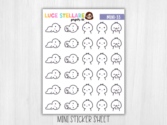 Emotions Sticker Sheet / M-33
