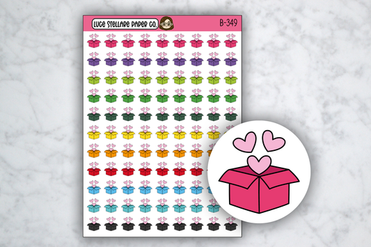 Happy Mail Icon Stickers / B-349