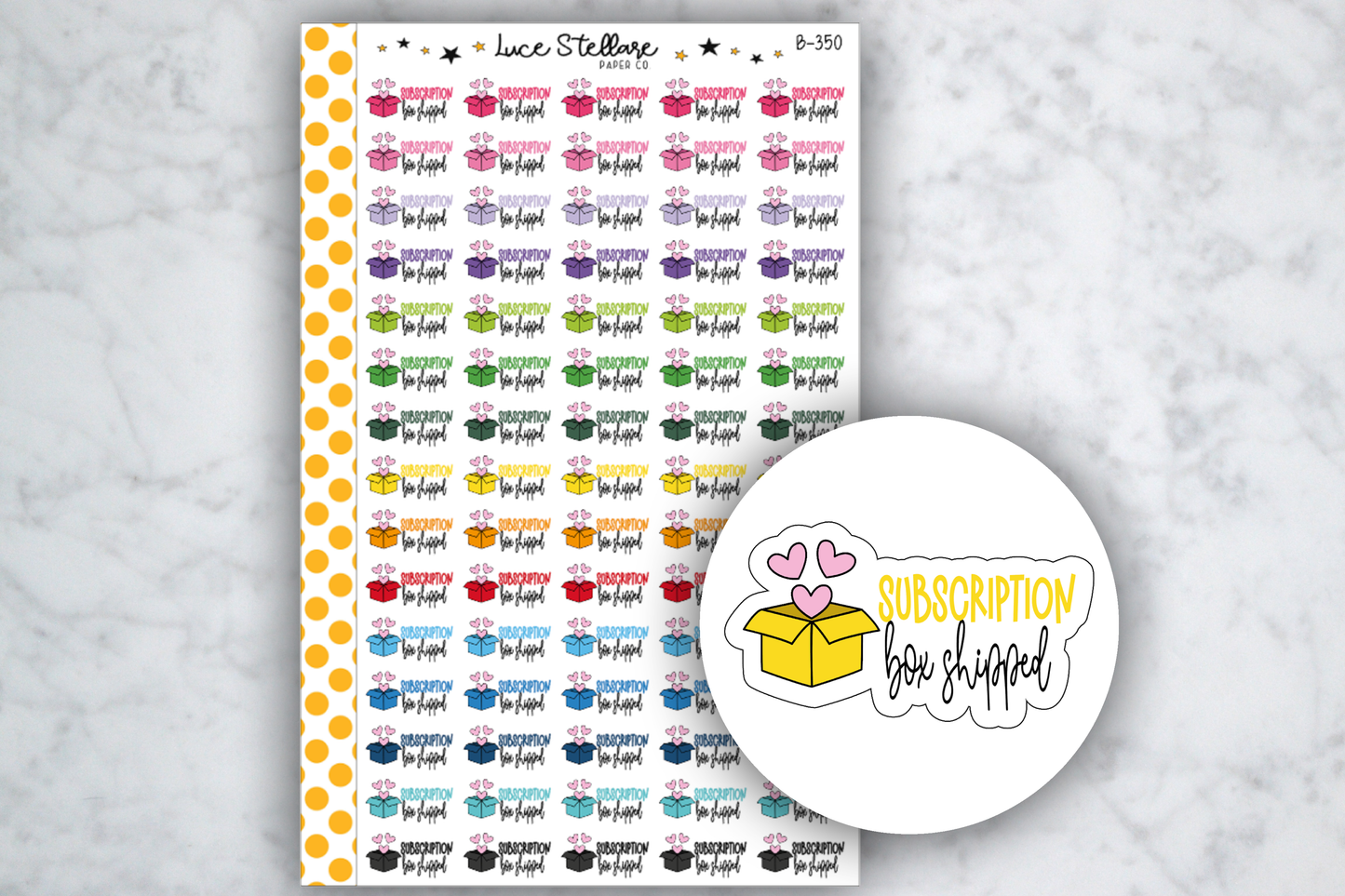 Subscription Box Tracker / B-350