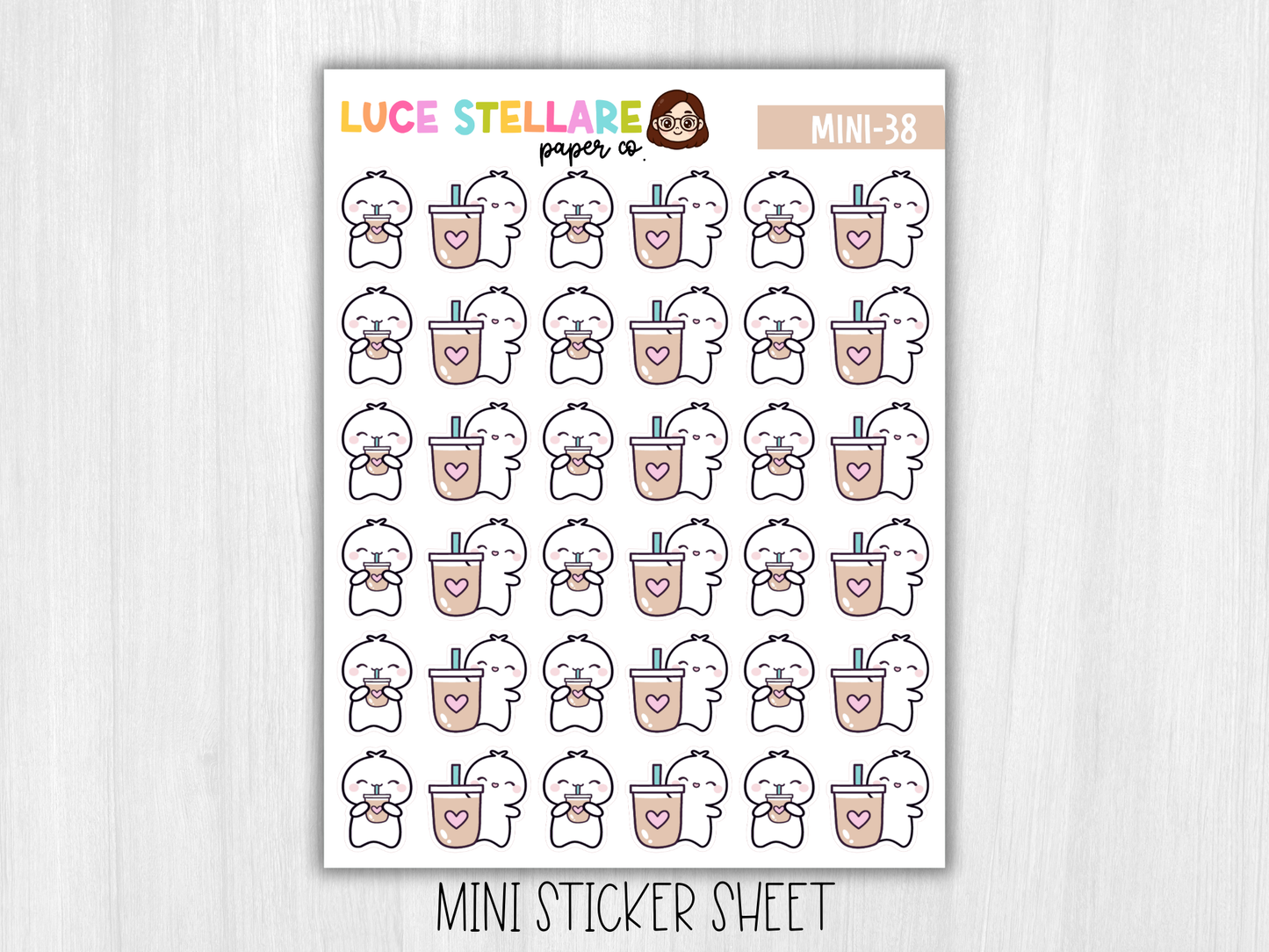Coffee  Sticker Sheet / M-38