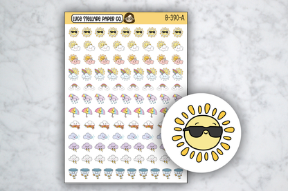 Weather Icon Stickers / B-390