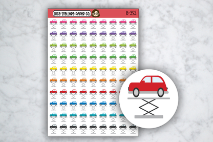 Car Repair Stickers /  B-392